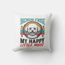 Search for bichon frise dog pillows Animal