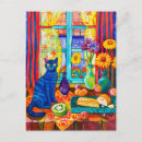 Search for kitchen painting postcards Cat