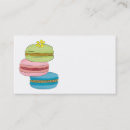 Recherche de macaron français cartes visite Macarons