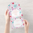 Search for purple and turquoise wedding invitations Botanical