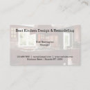 Search for kitchen designer business cards Renovation