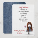 Search for denim and pearls invitations Party