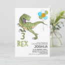 Recherche de de t rex anniversaire invitations Tyrannosaurus