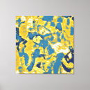 Recherche de expressionisme abstrait impressions sur toile Bleu