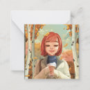 Search for cute coffee note cards Fall