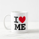 Search for i heart me mugs Red