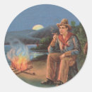 Search for vintage cowboy stickers Retro