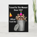 Search for raccoon birthday cards Racoon