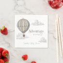 Search for hot air balloon napkins Sky
