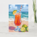 Search for beach cocktail cards Ocean
