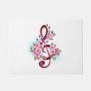Search for musical notes doormats Treble clef