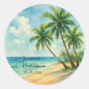 Search for beach bridal shower stickers Island