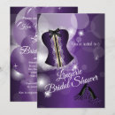 Search for purple lingerie shower invitations Corset