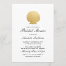 Recherche de seashell bridal shower invitations Élégant