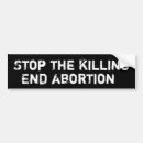 Search for killing bumper stickers abortion