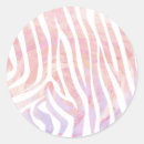 Recherche de zèbre rose autocollants Glamour