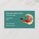 Search for fish business cards tropical