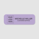 Search for purple name tags Job tittle