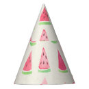 Search for watermelon paper party hats Watercolor