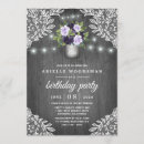 Search for lavender birthday invitations Purple floral