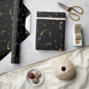 Recherche de phases de lune papier cadeau Noir