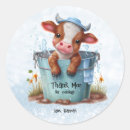 Search for baby moo cow stickers Watercolor
