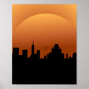 Recherche de paysage urbain peintures posters Illustration