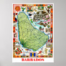 Search for barbados map posters Travel