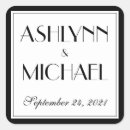 Search for stylish modern wedding stickers Formal
