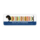 Search for black and tan dachshund return address labels Puppy