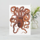 Recherche de poulpe vintage invitations Tentacules