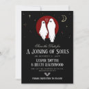 Search for halloween wedding save the dates Red and black