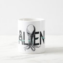 Search for space alien mugs Sci fi