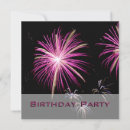 Search for fireworks birthday invitations Celebration