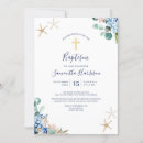Search for nautical christening invitations Watercolor