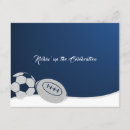 Search for football bar bat mitzvah invitations Soccer