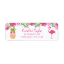 Search for aloha return address labels Flamingo