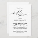 Search for luxury bridal shower invitations Black and white
