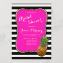 Search for pink black bridal shower invitations Bride