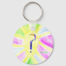 Search for question keychains Yellow