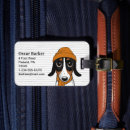 Search for dog luggage tags Dachshund
