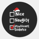 Search for insufficiency stickers Evidence