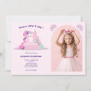 Search for bouncy castle party invitations Pink