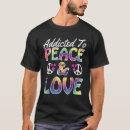 Search for hippie tshirts Peace