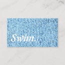 Search for swimming pool business cards Professional