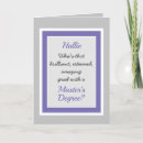 Search for masters degree congratulations cards Mba