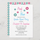 Search for doughnut gender reveal invitations Pink or blue