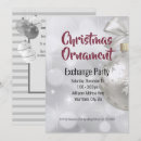 Search for ornament exchange christmas invitations Xmas