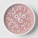 Recherche de marguerite horloges Rose
