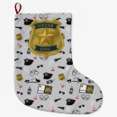 Recherche de policiers chaussette de noël Voiture de police